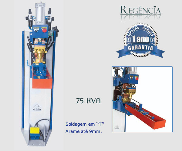 Máquina soldagem em ‘‘T’’